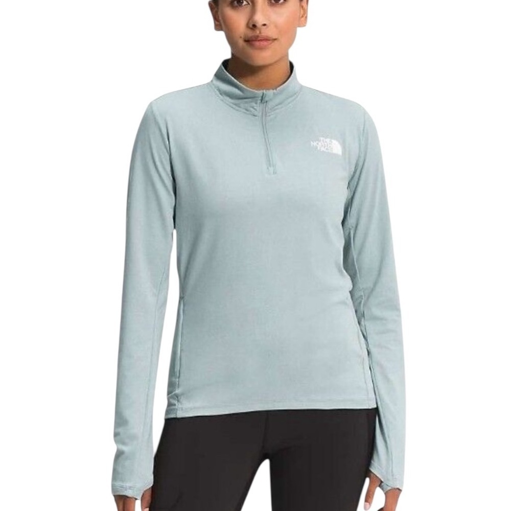 The North Face Riseway 1/2 Zip Top Womens Long Sleeve with Thumbholes Size M
